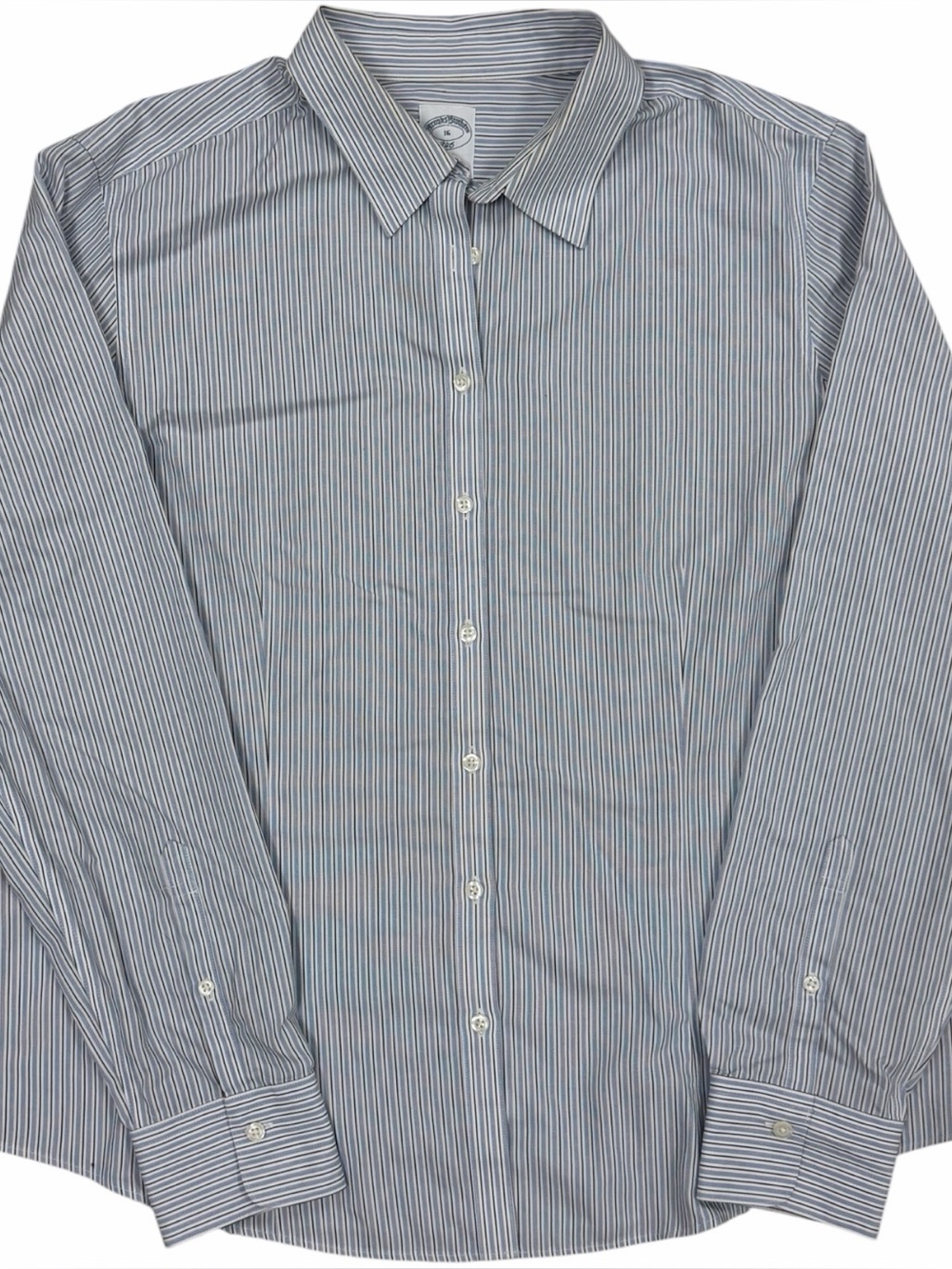 Brooks Brothers Blue Pinstripe Dress Shirt